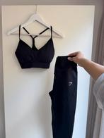 Gymshark sweat seamless sport set maat S/M black, Kleding | Dames, Sportkleding, Ophalen of Verzenden, Zo goed als nieuw, Zwart
