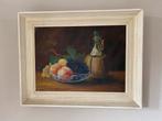 Oud olieverfschilderij, Stilleven, S. PAUL of PAOL 50x39cm, Antiek en Kunst, Ophalen of Verzenden