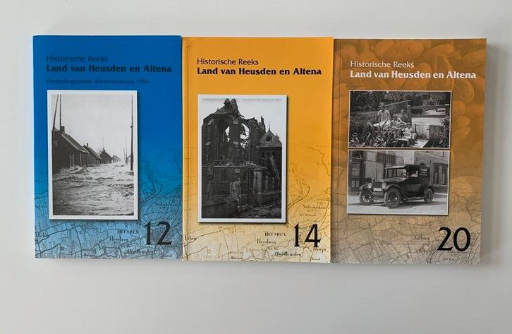 Heusden en Altena 12, 14 en 20 Historische reeks, Boeken, Geschiedenis | Stad en Regio, Gelezen, 19e eeuw, Ophalen of Verzenden