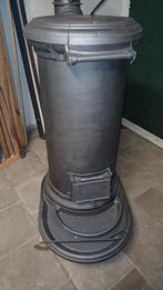 Mooie Houtkachel te koop,stenen  binnen mantel in nw staat, Huis en Inrichting, Gebruikt, Houtkachel, Ophalen of Verzenden, Vrijstaand