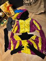 Pietenpak maat m geel paars  piet compleet sinterklaas, Diversen, Ophalen of Verzenden, Zo goed als nieuw