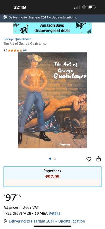 The art of george Quaintance beschikbaar voor biedingen