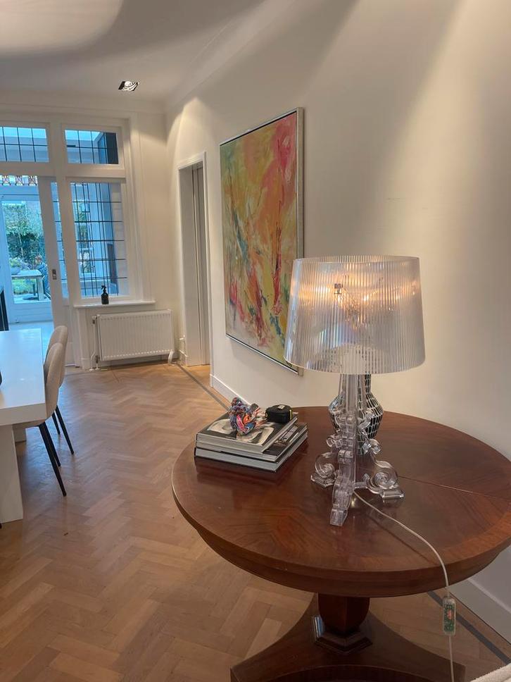 Kartell Bourgie TafelLamp, Huis en Inrichting, Lampen | Tafellampen, Zo goed als nieuw, 50 tot 75 cm, Kunststof, Ophalen