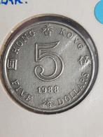 Hong Kong | 5 dollars 1988, Postzegels en Munten, Oost-Azië, Ophalen of Verzenden, Losse munt