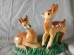Retro, vintage beeld 2 hertjes, bambi, Verzamelen, Ophalen of Verzenden, Huis en Inrichting