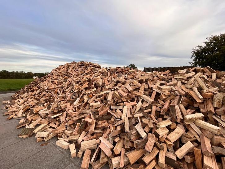 Eiken en Beuken HARDHOUT Haardhout/Kachelhout/Brandhout, Tuin en Terras, Haardhout, Blokken, Overige houtsoorten, 6 m³ of meer