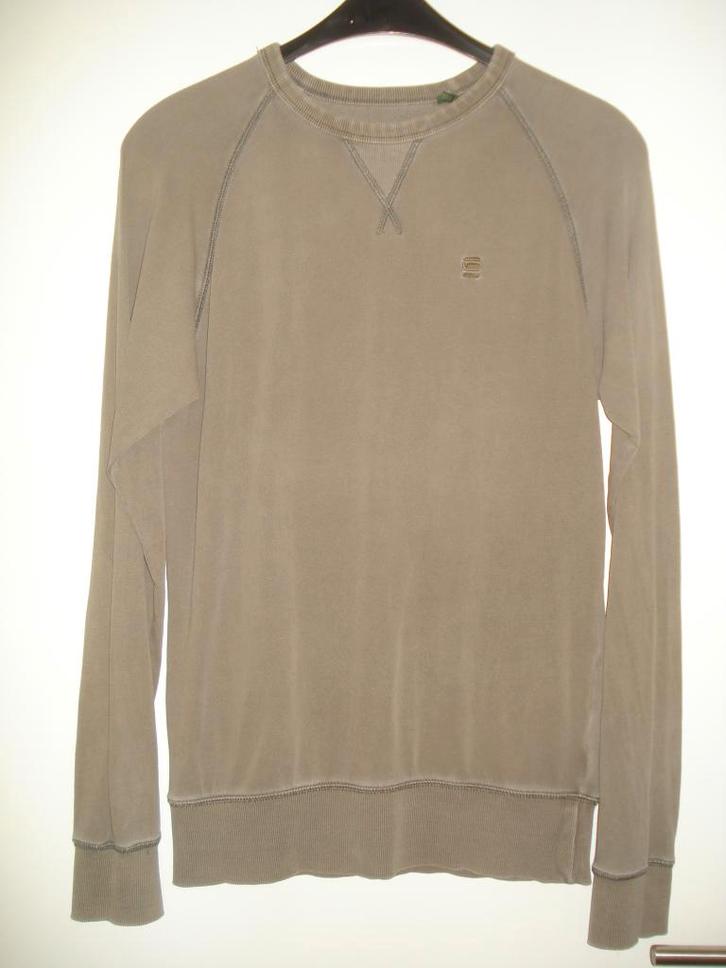 ZGAN - G-Star Raw heren trui - sweater - XS, Kleding | Heren, Truien en Vesten, Zo goed als nieuw, Maat 46 (S) of kleiner, Groen
