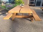 Picknicktafel met massief eiken bladen., Ophalen