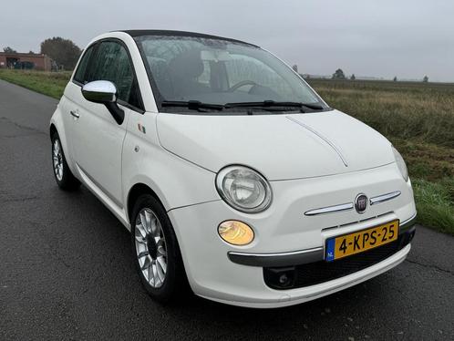 Fiat 500C 0.9 TwinAir Lounge CABRIO /LEER/AIRCO/AUTOMAAT/ 92, Auto's, Fiat, Bedrijf, Te koop, 500C, ABS, Airbags, Airconditioning