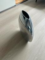 Chroom decoratie vaas, Ophalen, Overige materialen, Overige kleuren, Zo goed als nieuw