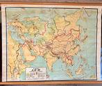 oude schoolplaat van Azie, Antiek en Kunst, Ophalen, Aardrijkskunde