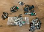1.3 kilo antiek zilver ketting armband ring hanger broche, Sieraden, Tassen en Uiterlijk, Antieke sieraden, Ophalen of Verzenden