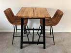 Bartafel met 2 stoelen - ikea Tybyn, Ophalen of Verzenden, Zo goed als nieuw