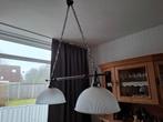 Ikea hanglamp met twee glazen kappen, Ophalen, Zo goed als nieuw, Glas, Modern