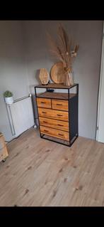 Industriële lade wandkast, Huis en Inrichting, Kasten | Ladekasten, Ophalen, 5 laden of meer, 100 tot 150 cm, 50 tot 100 cm