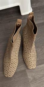 Gouden sok enkellaarsjes La Strada, Kleding | Dames, Schoenen, Ophalen of Verzenden, Zo goed als nieuw, Overige kleuren