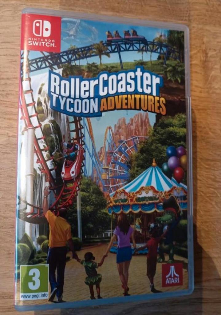RollerCoaster Tycoon Adventures - Nintendo Switch, Spelcomputers en Games, Games | Nintendo Switch, Zo goed als nieuw, Simulatie