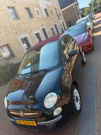 Fiat 500 0.9 Twinair 2011 cabrio Zwart nieuwe apk, Auto's, Zwart, 24 km/l, Handgeschakeld, Particulier