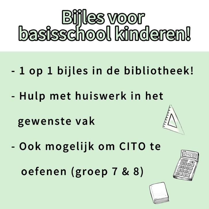 Bijles voor basisschool leerlingen (thuis en oba), Diensten en Vakmensen, Bijles, Privé-les en Taalles, Bijles, Privéles