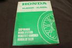 Honda XL600 R/L 1983 motorcycle shop manual handbuch XL 600, Motoren, Ophalen of Verzenden, Honda
