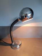 Vintage Retro Design Chrome Space Age Eyeball Lamp, Ophalen of Verzenden, Gebruikt