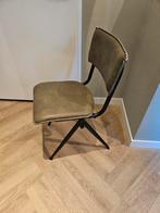 GRATIS Stoel merk Dutchbone, Huis en Inrichting, Stoelen, Ophalen, Gebruikt, Zwart, Leer