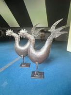 Metalen Kippen - Set van 2 - Decoratief Beeldhouwwerk, Antiek en Kunst, Ophalen of Verzenden