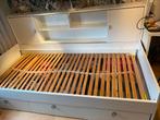 Eenpersoonsbed met bedombouw, Ophalen, 90 cm, Eenpersoons, Wit
