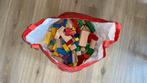 Zak vol houten blokken, Kinderen en Baby's, Speelgoed | Bouwstenen, Ophalen, Gebruikt, Overige merken