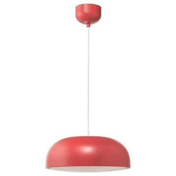 Vintage rode NYMANE hanglamp beschikbaar voor biedingen