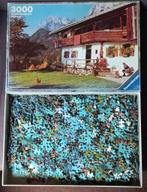 Ravensburger legpuzzel, Boerderij in de alpen, 3000 st, Gebruikt, Ophalen of Verzenden, Legpuzzel, Meer dan 1500 stukjes