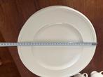 12 Grote Borden ZGAN Edme Plain Wedgwood, Huis en Inrichting, Keramiek, Ophalen of Verzenden, Zo goed als nieuw, Bord(en)