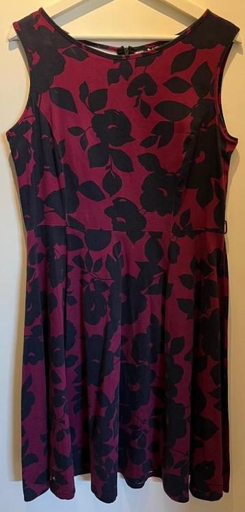 Lady Vintage bordeaux-rode jurk maat 16 > 40-42 beschikbaar voor biedingen