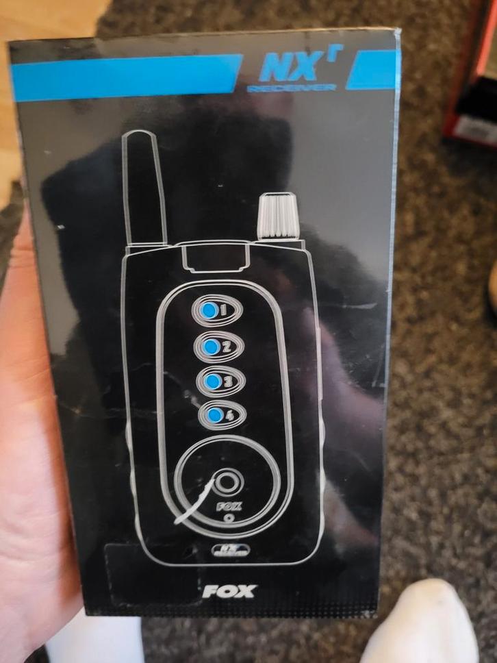 Fox nxr nx ontvanger blue  receiver  nieuw in doos, Watersport en Boten, Hengelsport | Karpervissen, Nieuw, Overige typen, Ophalen of Verzenden