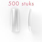 Clear nagel tips, breed opzetstuk, 500 stuks, Ophalen of Verzenden