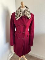 King Louie maat L donkerrode midi winter jas 2712