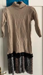 Wollen dames jurk maat 38,90% wol 10% cashmere, Kleding | Dames, Maat 38/40 (M), Beige, Ophalen of Verzenden, Zo goed als nieuw