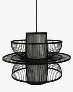 Sissy-Boy Zwarte Hanglamp Bamboe L, Huis en Inrichting, Lampen | Hanglampen, Ophalen, Nieuw, Minder dan 50 cm