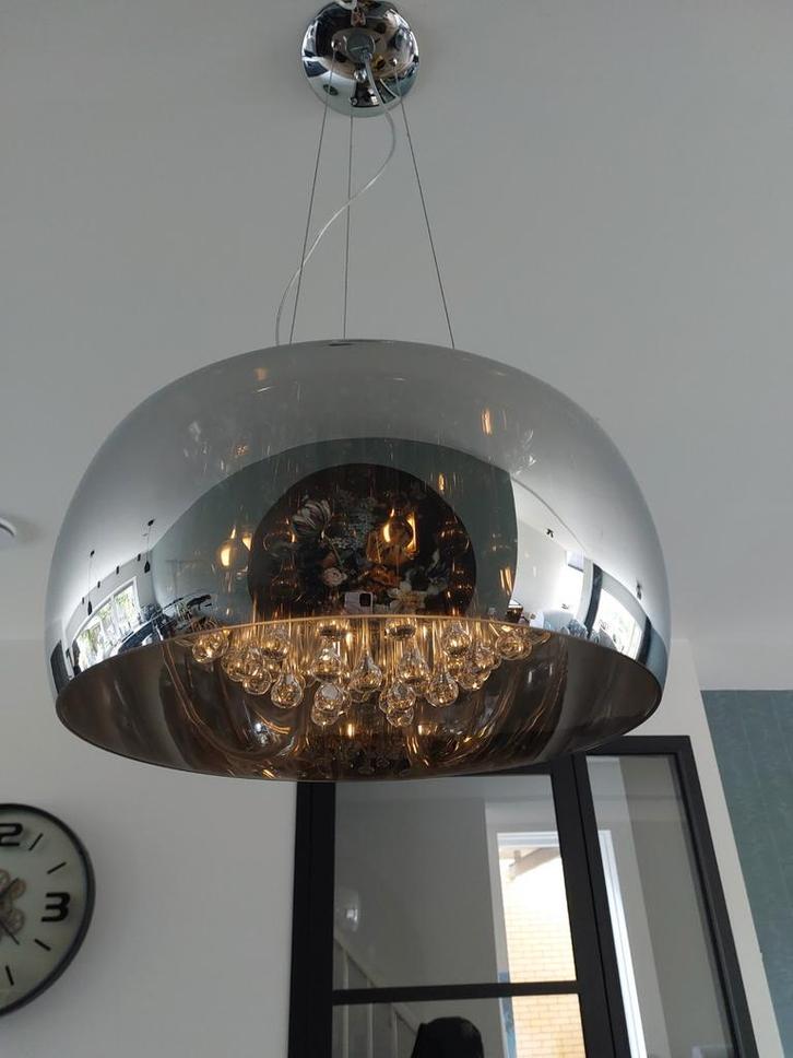 Lucide Pearl Hanglamp 50 cm - Nieuw!, Huis en Inrichting, Lampen | Hanglampen, Nieuw, Minder dan 50 cm, Glas, Metaal, Ophalen