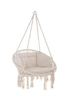 Hangstoel 'grazia' beige, Huis en Inrichting, Ophalen, Gebruikt