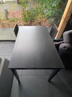 Tafel met 2 stoelen, Huis en Inrichting, Tafels | Eettafels, Gebruikt, 100 tot 150 cm, Tot twee personen, Ophalen of Verzenden