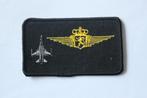 f-16 pilot  nametag  Belgian air force  zwart, Verzamelen, Verzenden, Zo goed als nieuw, Patch, Badge of Embleem