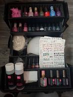 Pink gellac uv lamp complete set pinklak nagellak, Ophalen, Zo goed als nieuw, Roze, Handen en Nagels