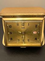 Reiswekker Plato 2 Jewels Auto-Date, Antiek en Kunst, Ophalen of Verzenden