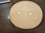 Vintage Gispen opaline halfronde plafond/wandlamp, Ophalen, Zo goed als nieuw, Glas