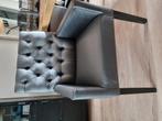 gecapitonneerde eetkamerstoelen, Ophalen of Verzenden, Gebruikt, Minder dan 75 cm, Minder dan 150 cm