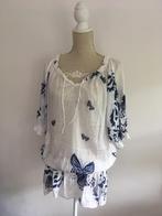Mooie dames blouse met vlinders, Ophalen of Verzenden, Nieuw, Maat 38/40 (M)
