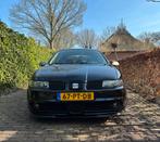 Seat Leon 1.8 20VT 132KW 2004 Zwart, Auto's, Seat, 65 €/maand, Zwart, 4 cilinders, 1264 kg