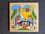 Rolf dubbellaags houten puzzel (2 x 12 stukjes), 2 tot 4 jaar, Gebruikt, 10 tot 50 stukjes, Ophalen of Verzenden