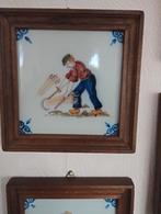 wandtegel 4x, Antiek en Kunst, Ophalen